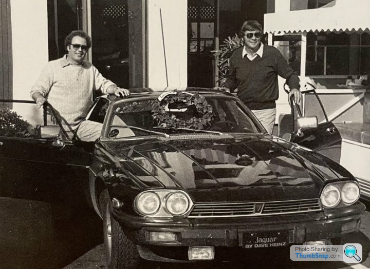 Dave Heinz & Dave Yarborough with Jaguar XJS